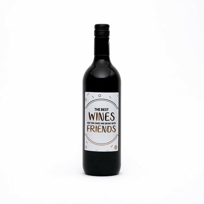 Wijnfles Rood 'The best wines...'